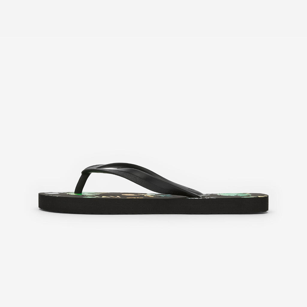 Boy's flip-flops -120 Paper black red