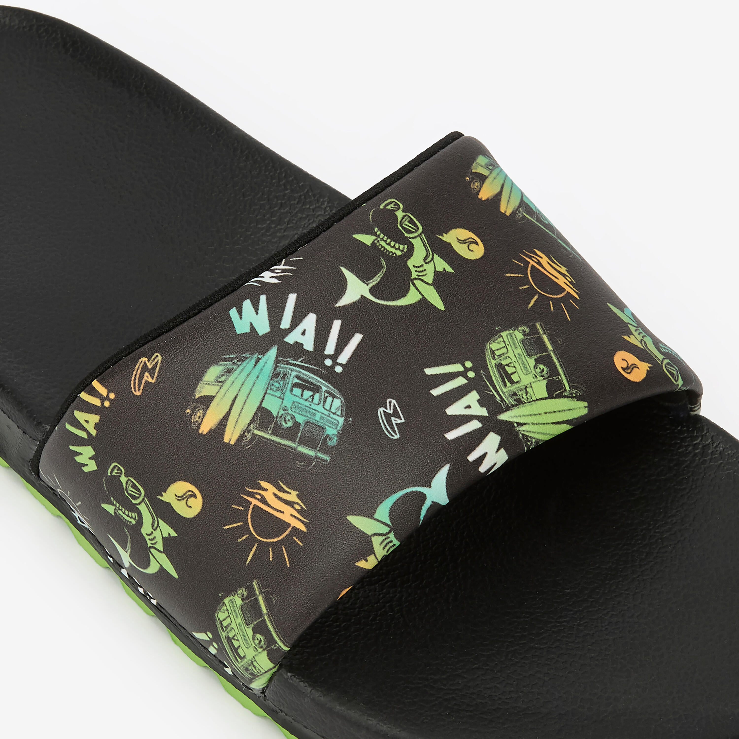 Kindersandalen Vanlife groen/zwart 4/4