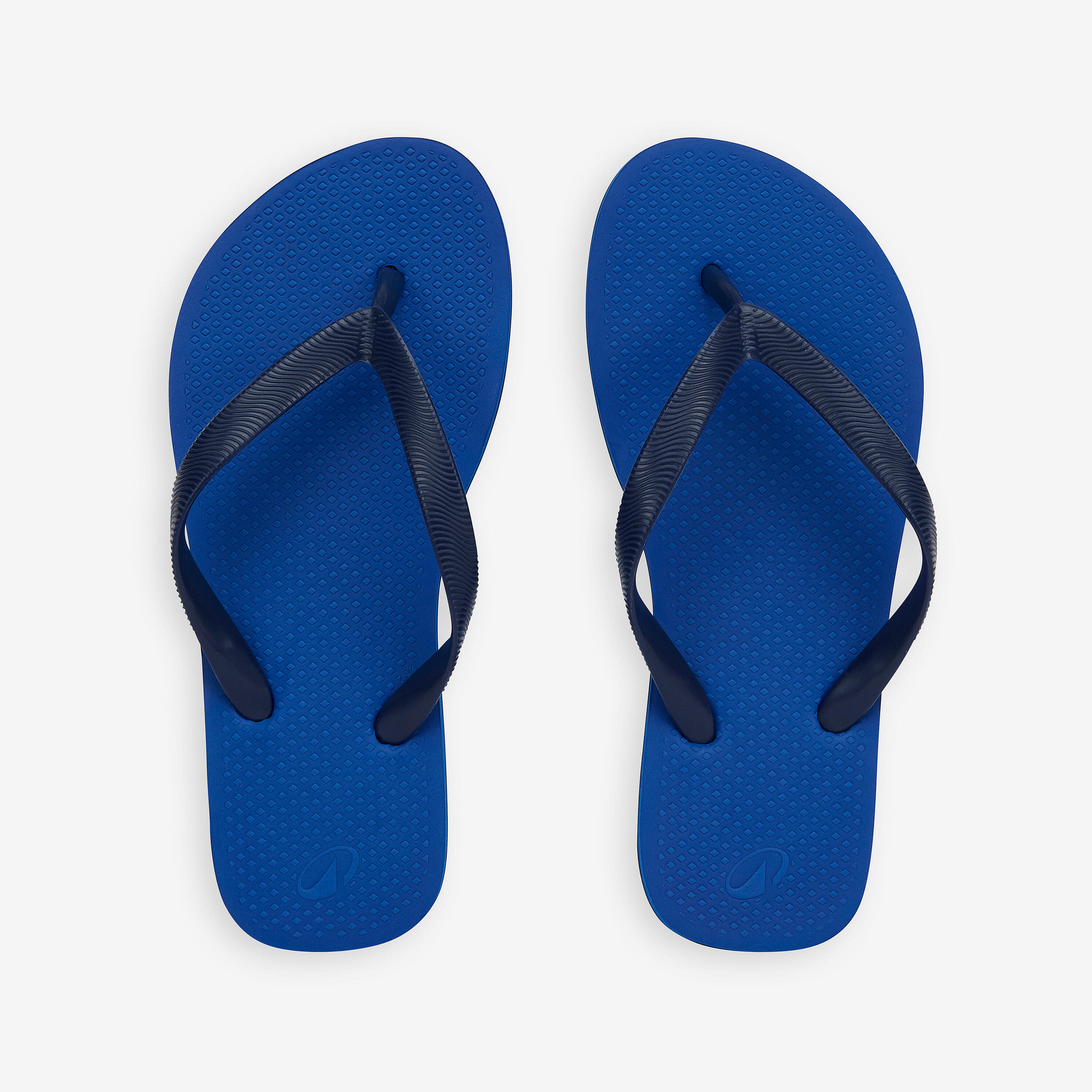 Kinderteenslippers 500 blauw 3/4