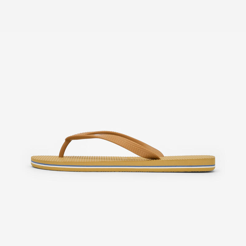 Chinelos de surf homem - 500 camel