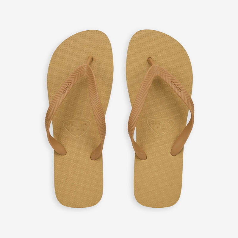 Chinelos de surf homem - 500 camel