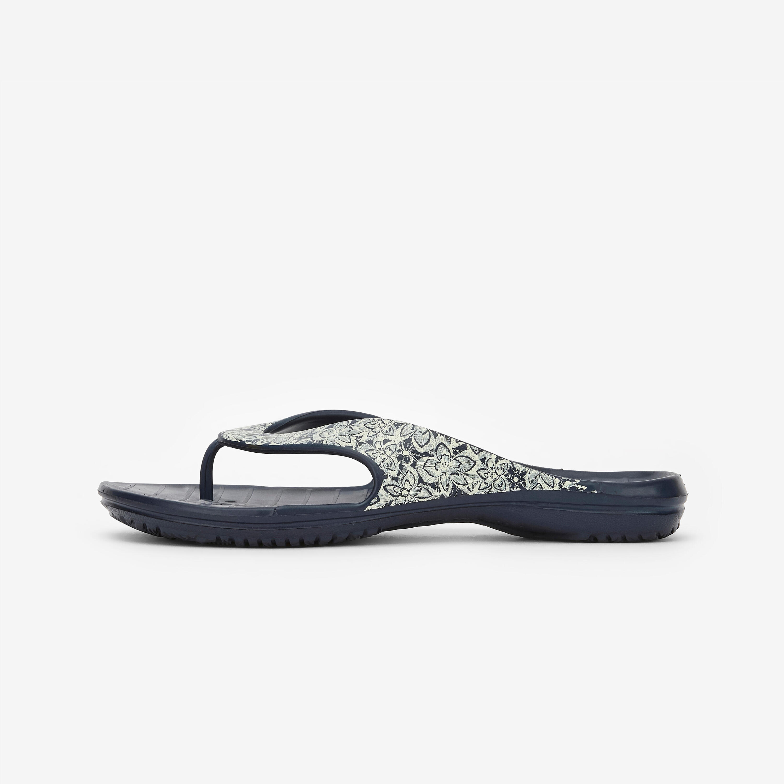 Women’s poolside flip-flops - Tonga 500 black 2/4