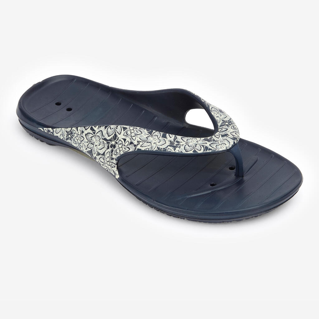 Tongs piscine Femme - Tonga 500 bleu navy