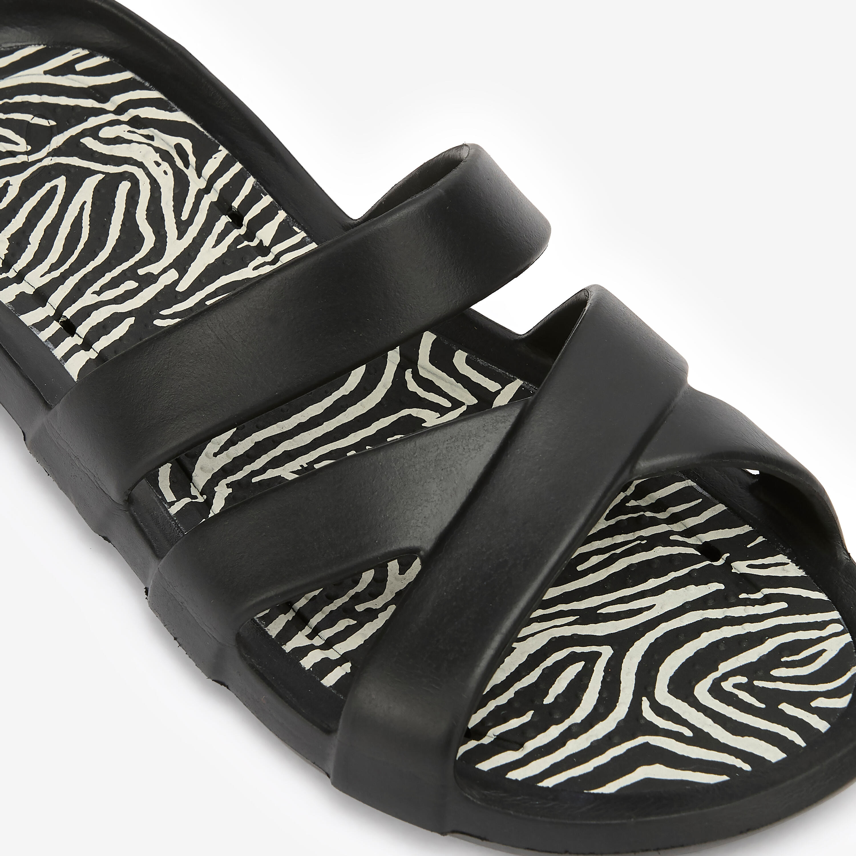 Chanclas Piscina 500 Mujer Negro Zeb 1 4/4