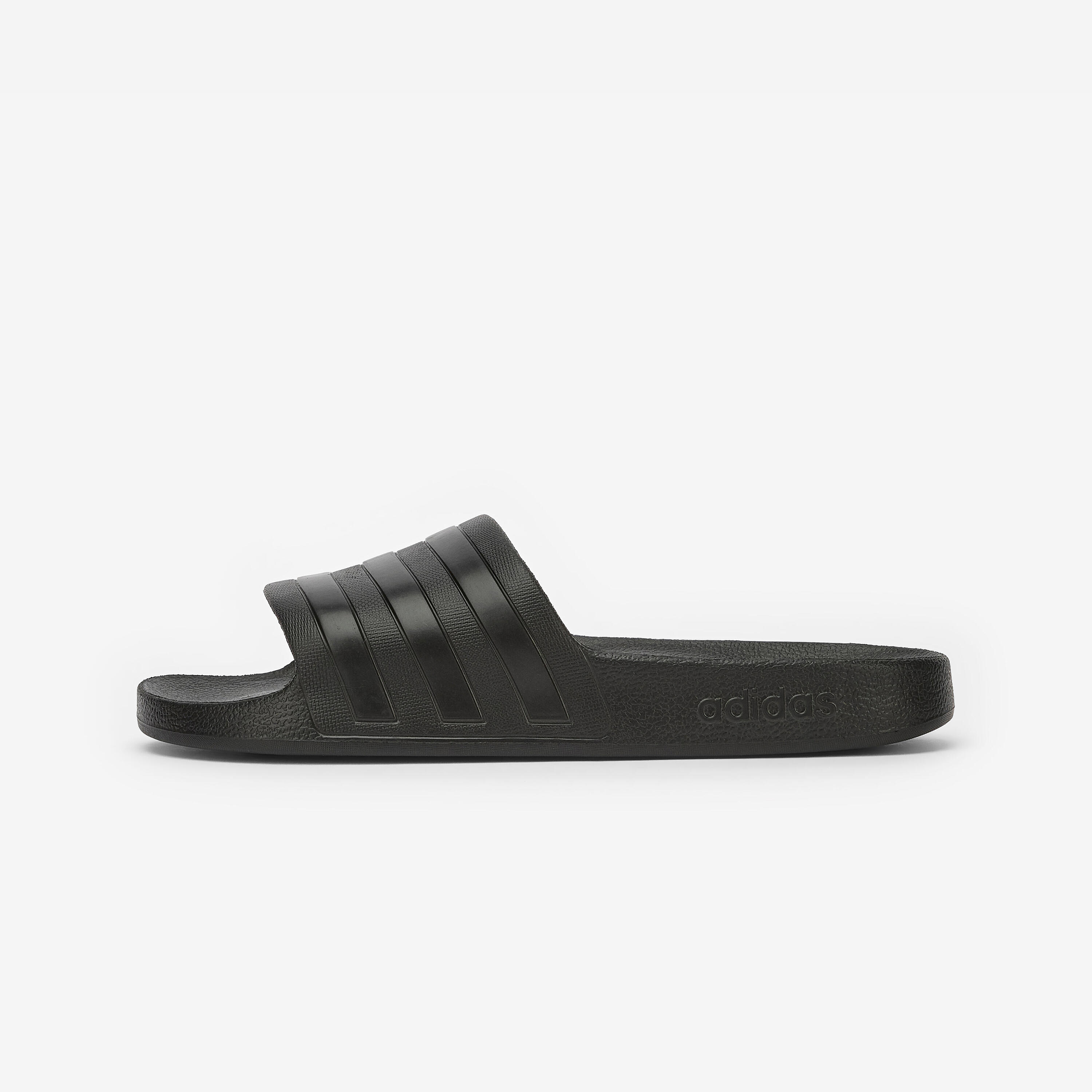 Badelatschen - Adilette Aqua schwarz  2/4