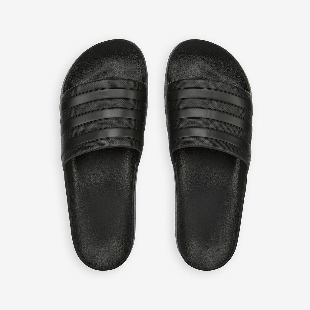 Črni natikači ADILETTE AQUA