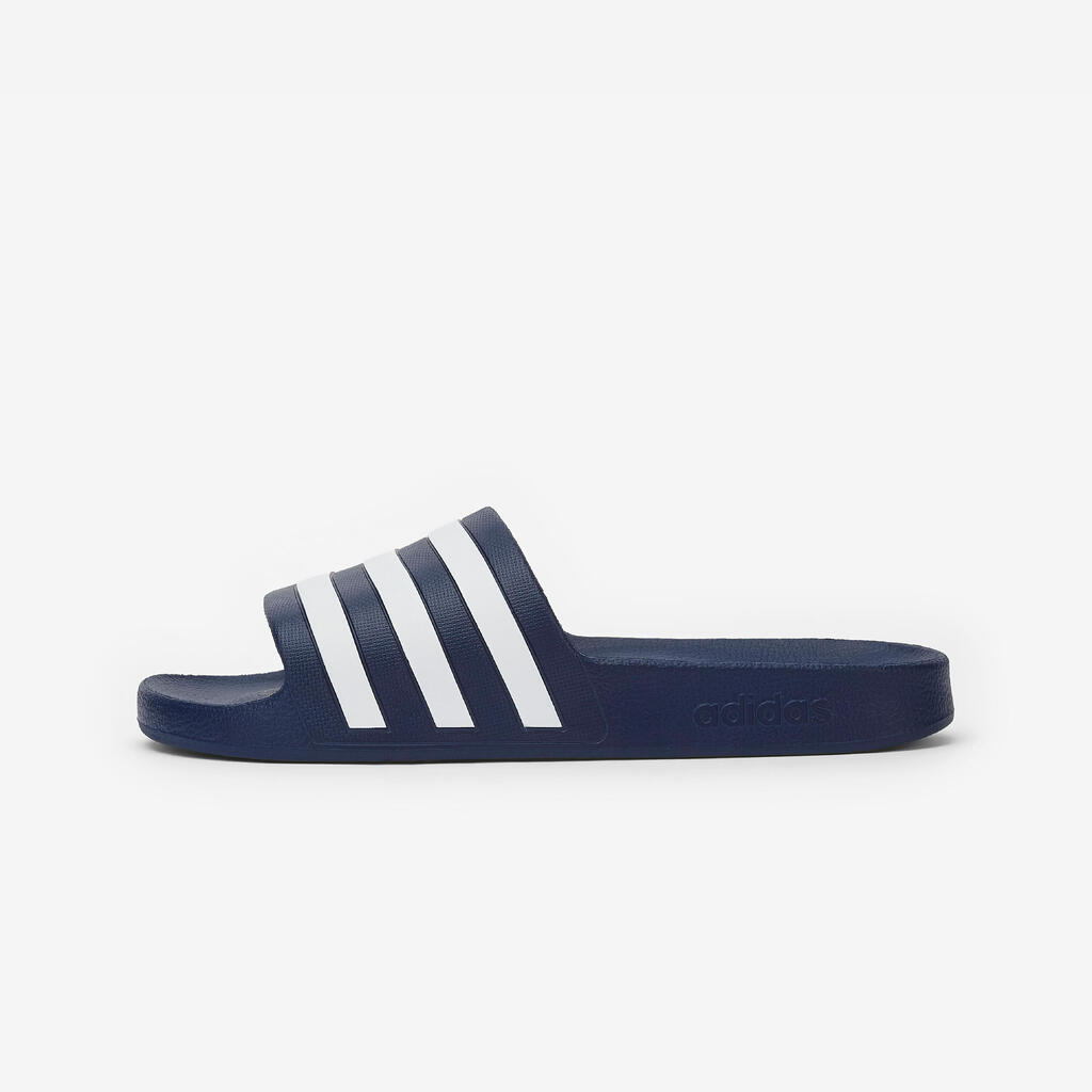 Sandale claquette ADILETTE AQUA bleu blanc