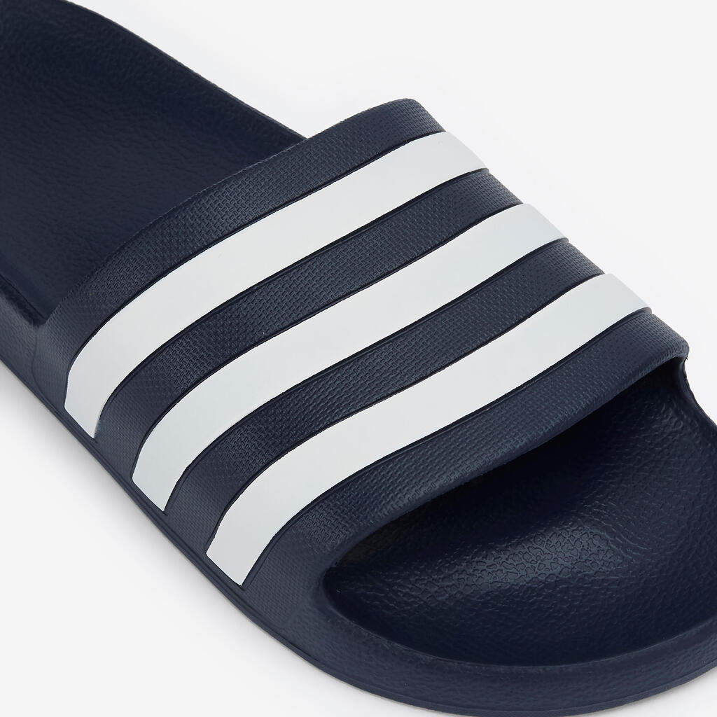 Sandale claquette ADILETTE AQUA bleu blanc