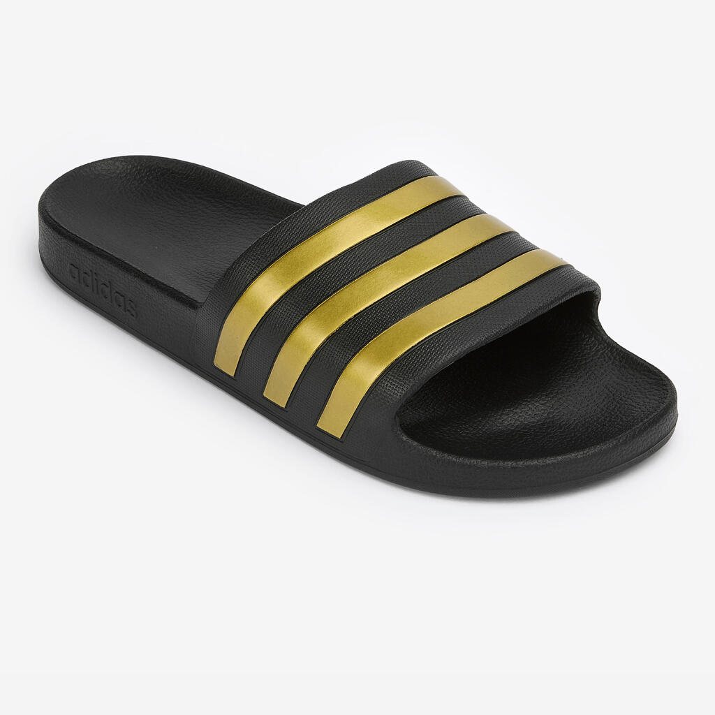 Črni in zlati natikači ADILETTE AQUA