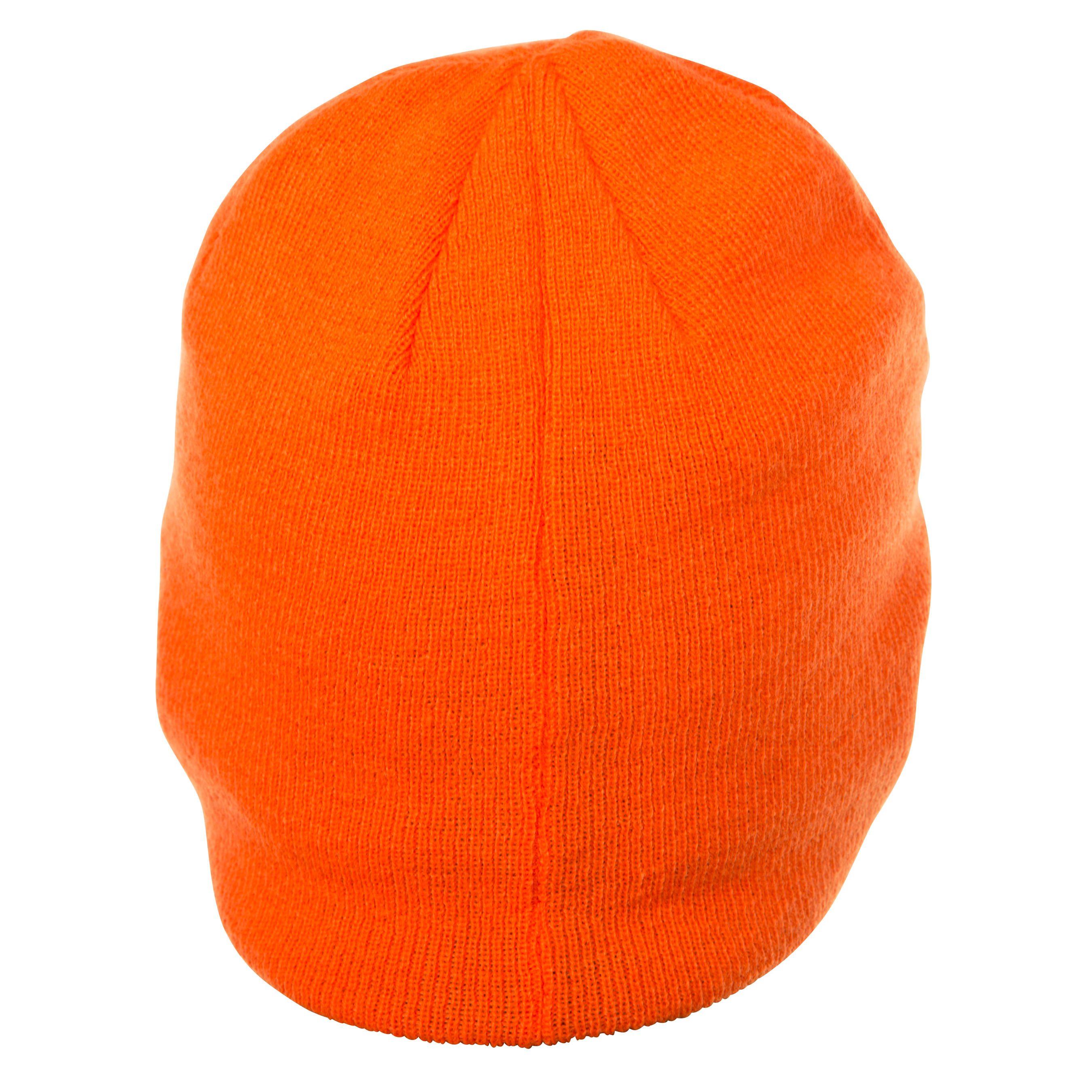 TUQUE CHASSE 300 RÉVERSIBLE ORANGE VERT - SOLOGNAC