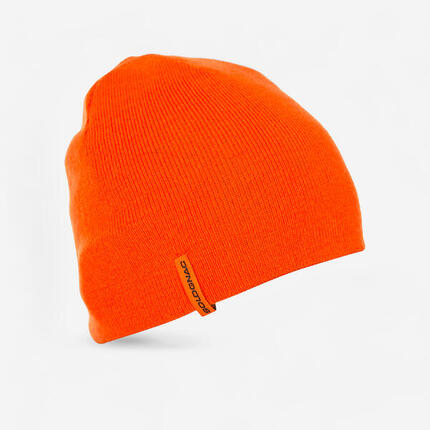 BONNET CHASSE REVERSIBLE ORANGE VERT 300