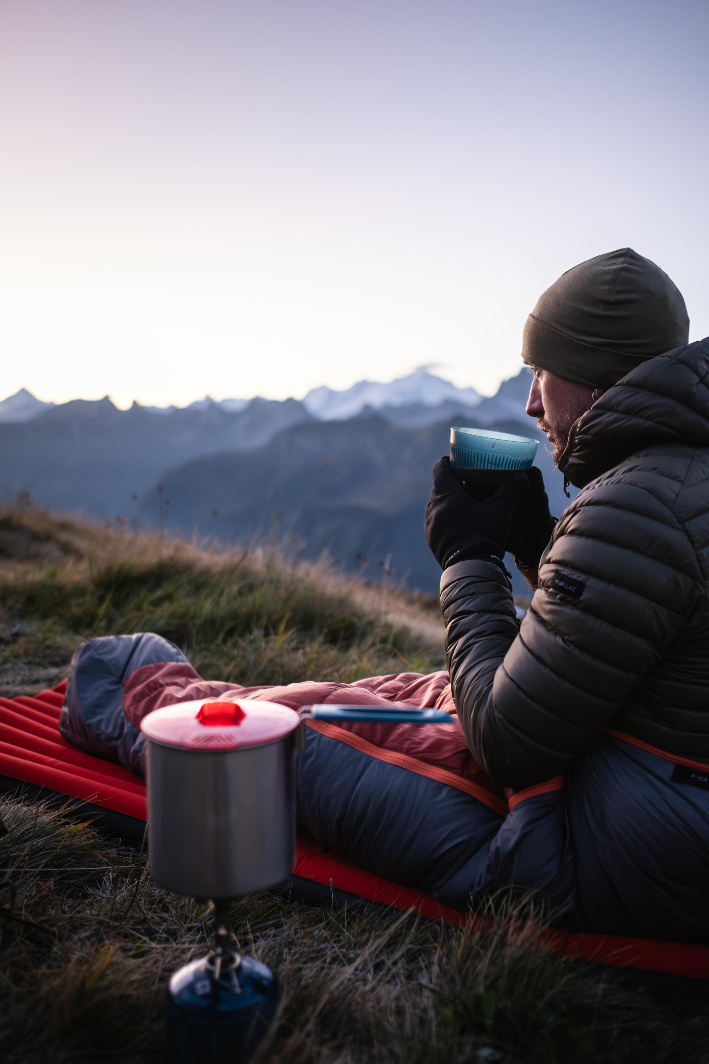 Sacco a pelo trekking MT900 PIUMA 0°C rosso 7/11