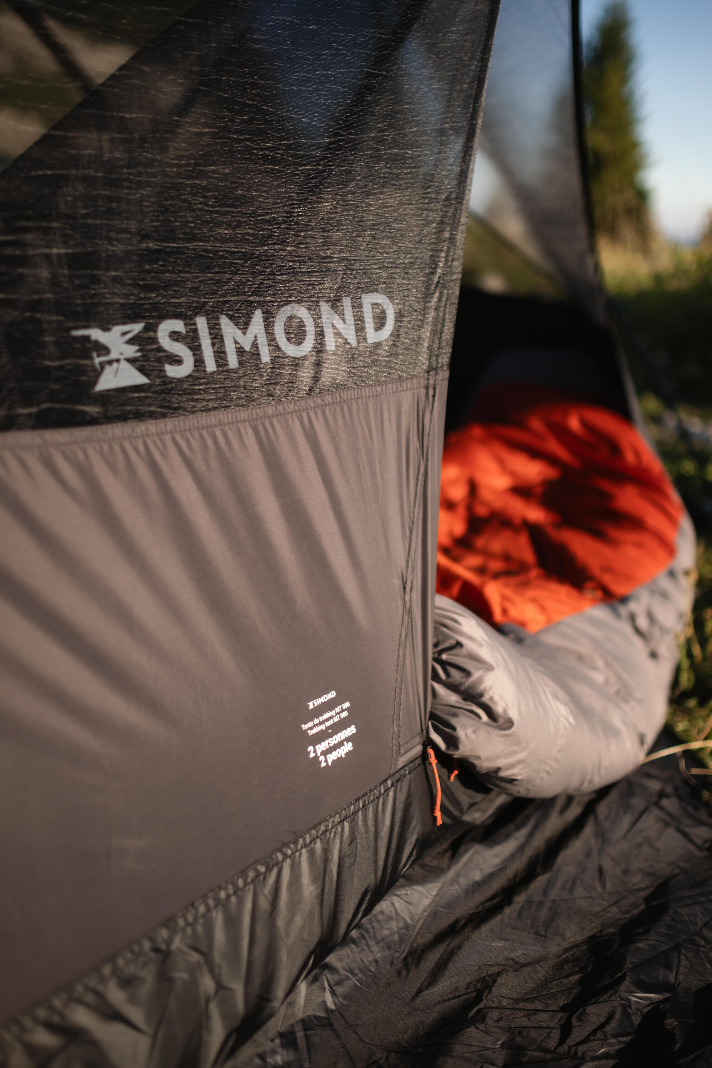 Tente dôme de trekking 2 places, légère et autoportante, MT900 16/19