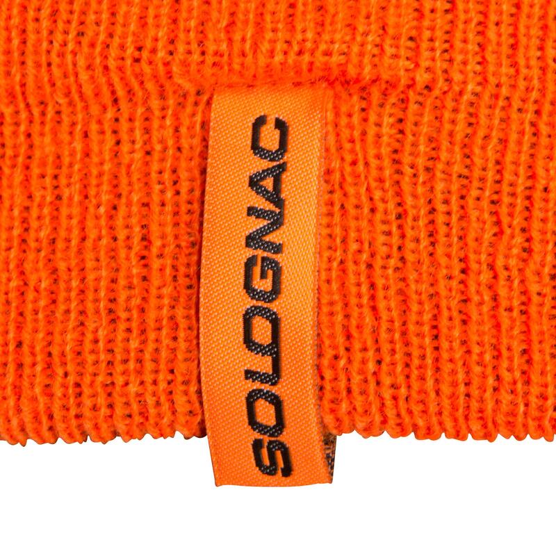 GORRO REVERSÍVEL DE CAÇA 300 LARANJA/VERDE