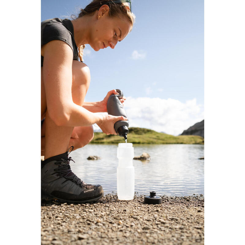 Samendrukbare soft fles met filter 1 liter MT900
