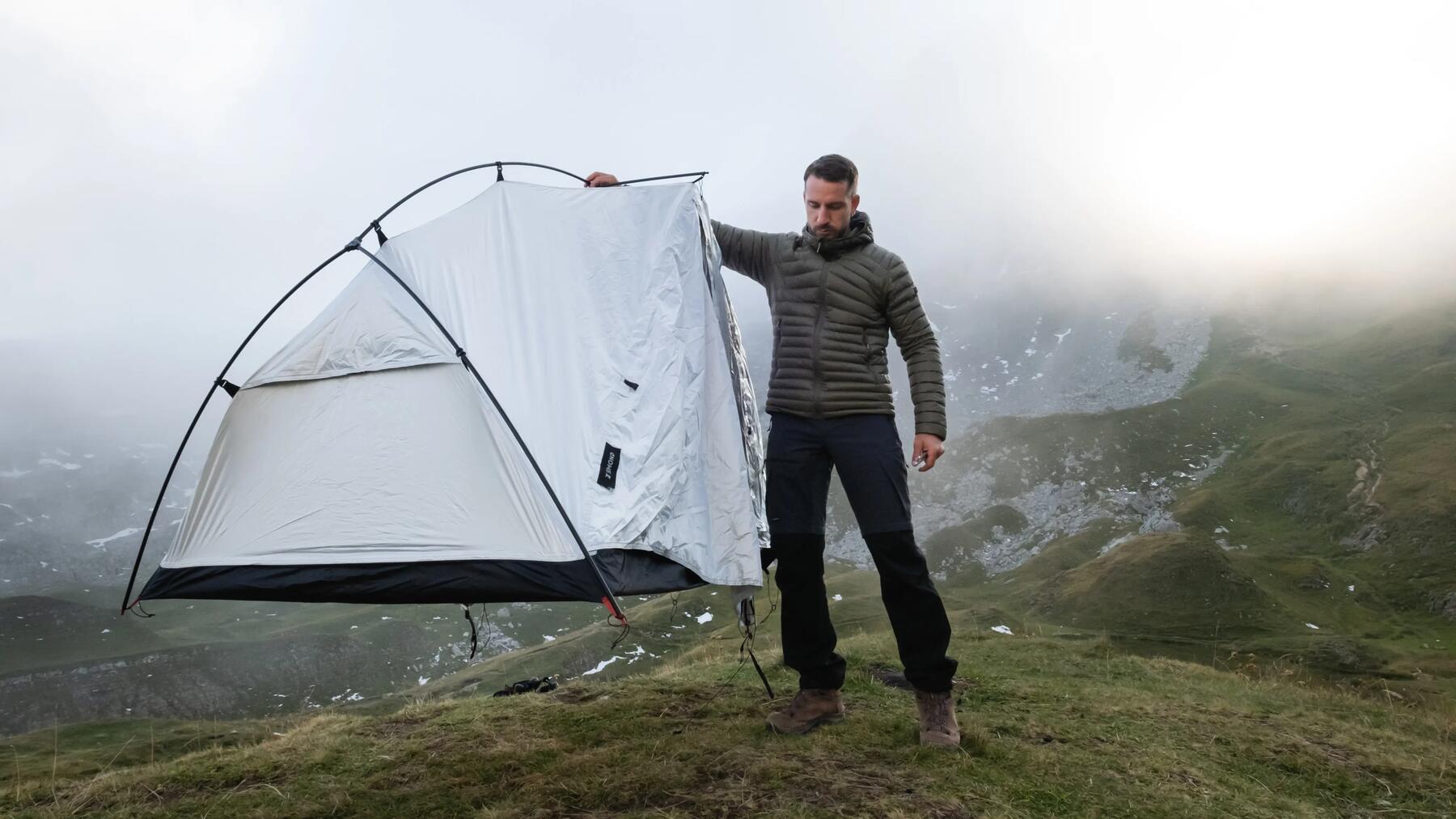 Portance de sa tente pour bivouaquer 