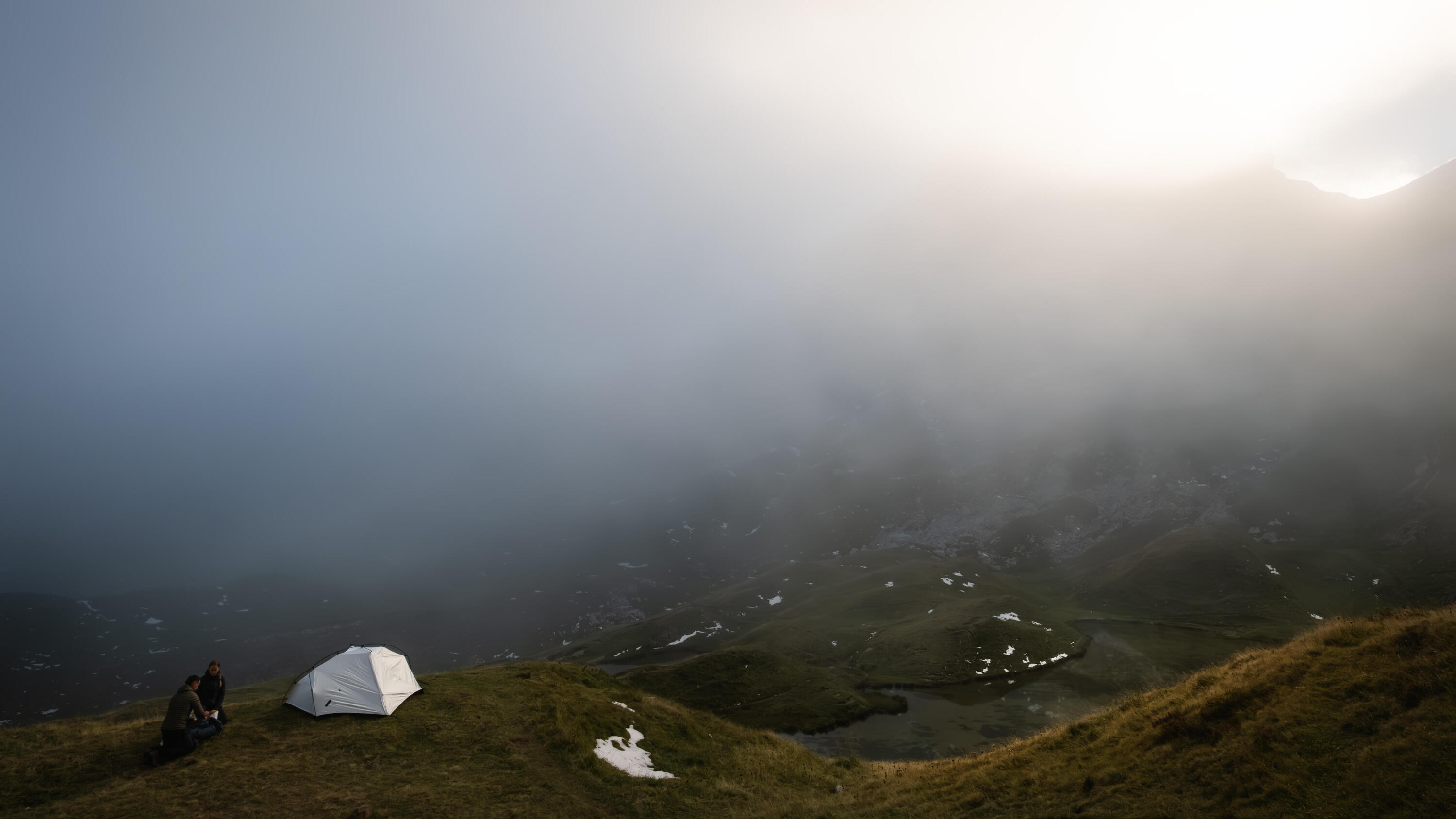 Tente mono paroi de trekking 2 places, Ultra légère, MT900 Condensless 17/21