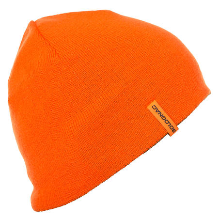 300 Reversible Beanie Hat - Orange/Green