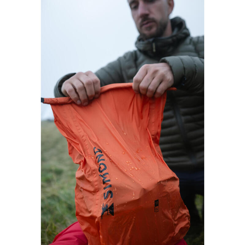 Housse imperméable ultra légère 13 litres, orange