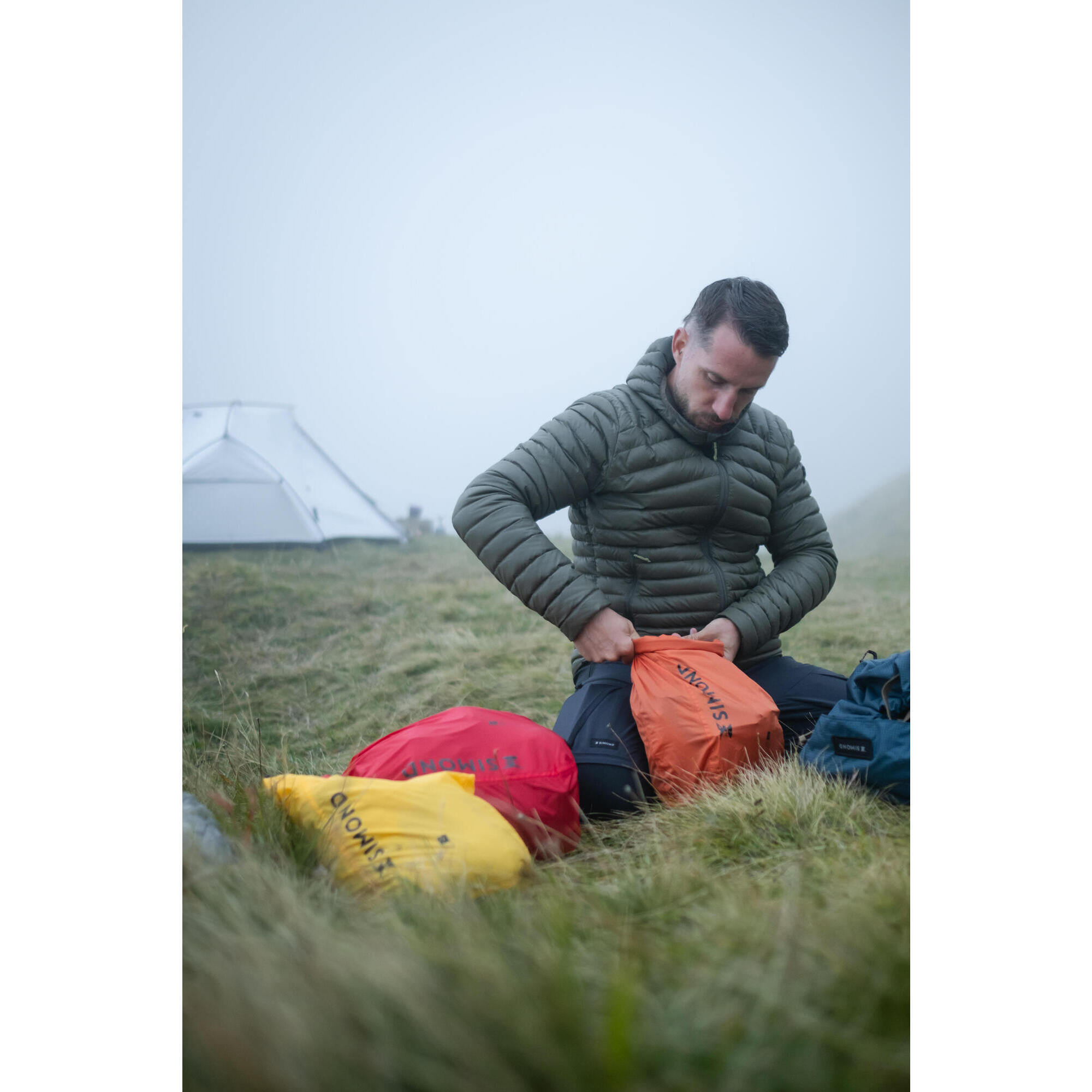 Sac De Compression SilNylon 40D Imperméable – Compact Pour Duvet, Rando, Camping (2-5L)