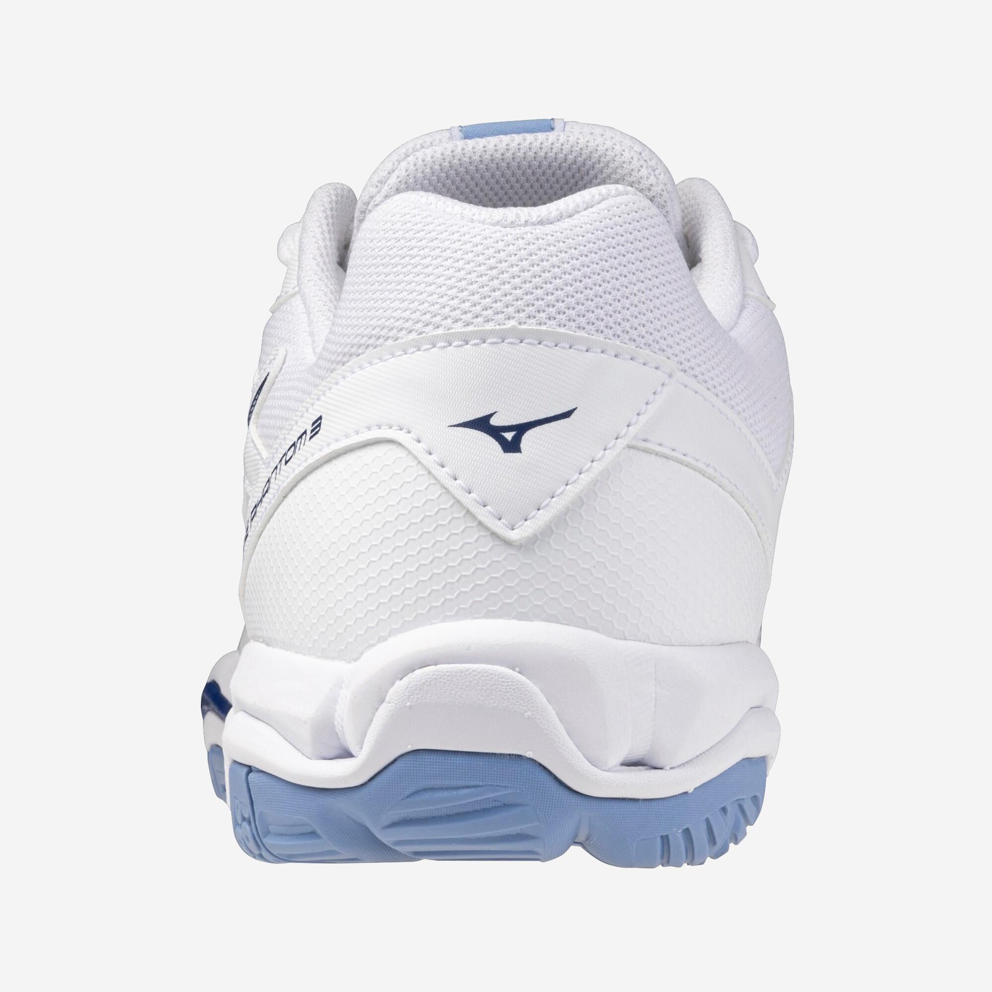 Damen/Herren Handballschuhe - Mizuno Wave Phantom weiß 3/5