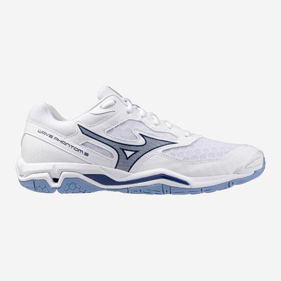 Zapatillas de balonmano Adulto - Mizuno Wave Phantom blanco/rosa/naranja
