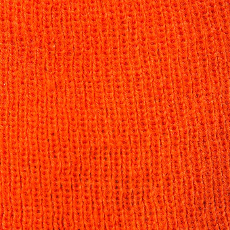 Lovecká oboustranná čepice 300 oranžovo-zelená