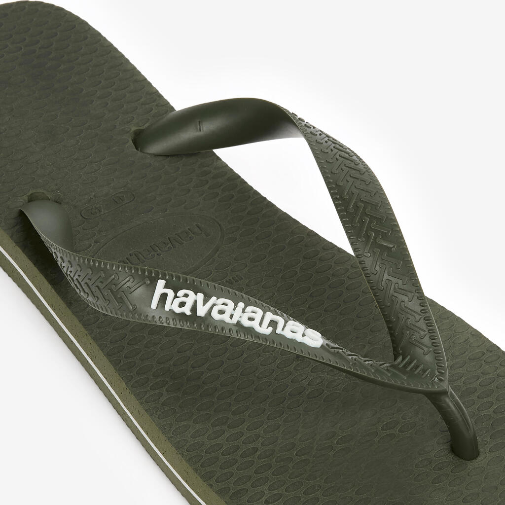 Vyriškos šlepetės „Havaianas“, su logotipu, tamsiai mėlynos