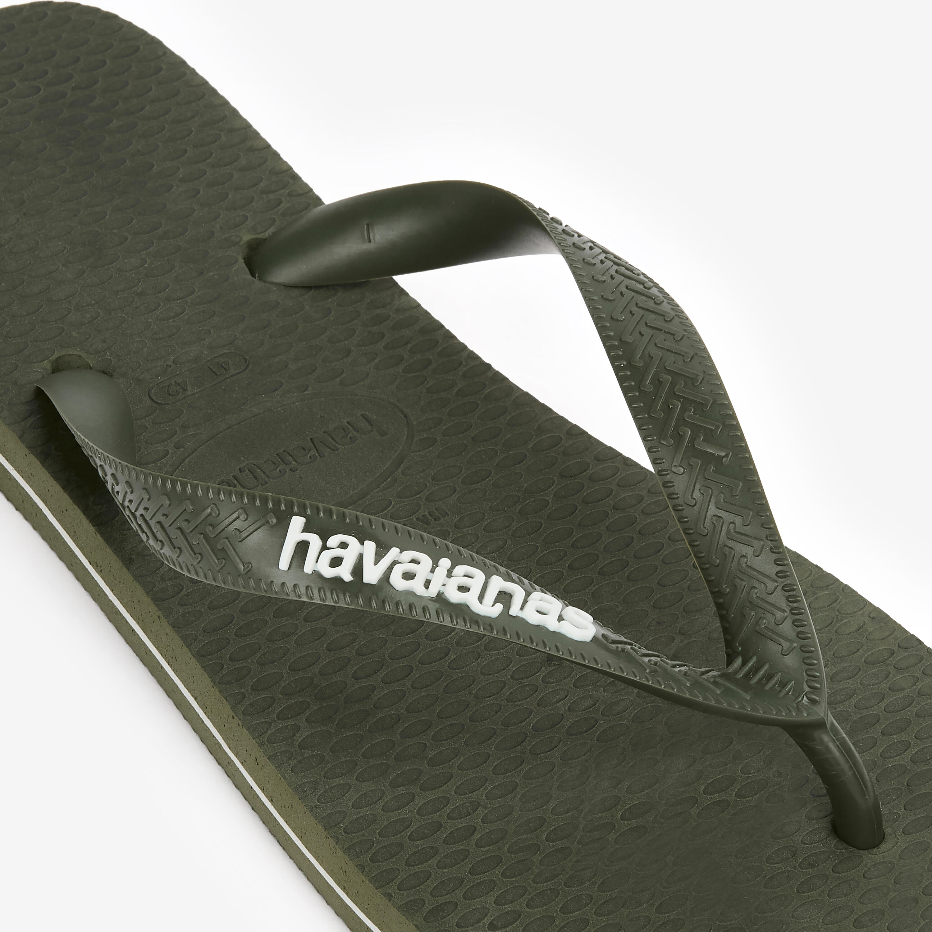 Teenslippers voor heren Logo groen 4/4