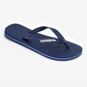 Chanclas Havaianas Hombre Azul Marino Logo Filete