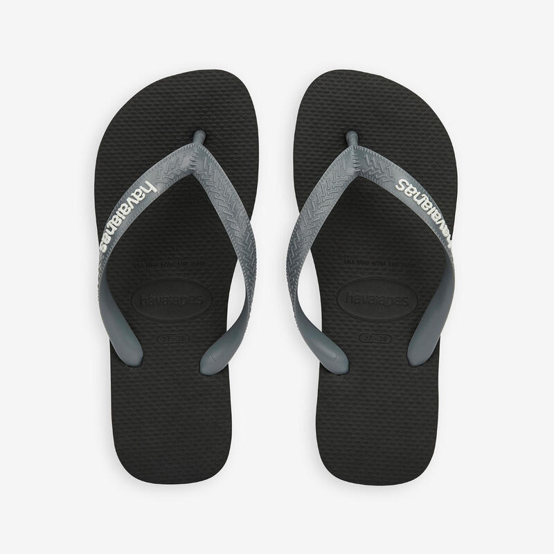 Tongs Homme Havaianas - Logo pop up noir gris