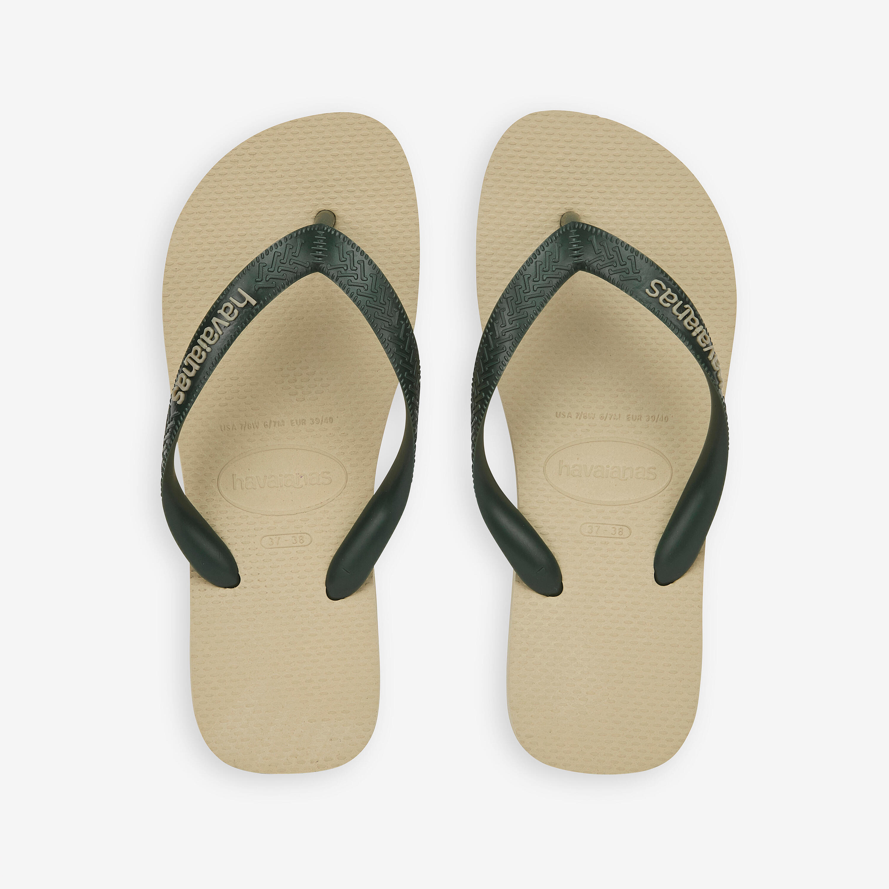 Teenslippers voor heren Top marineblauw 3/4