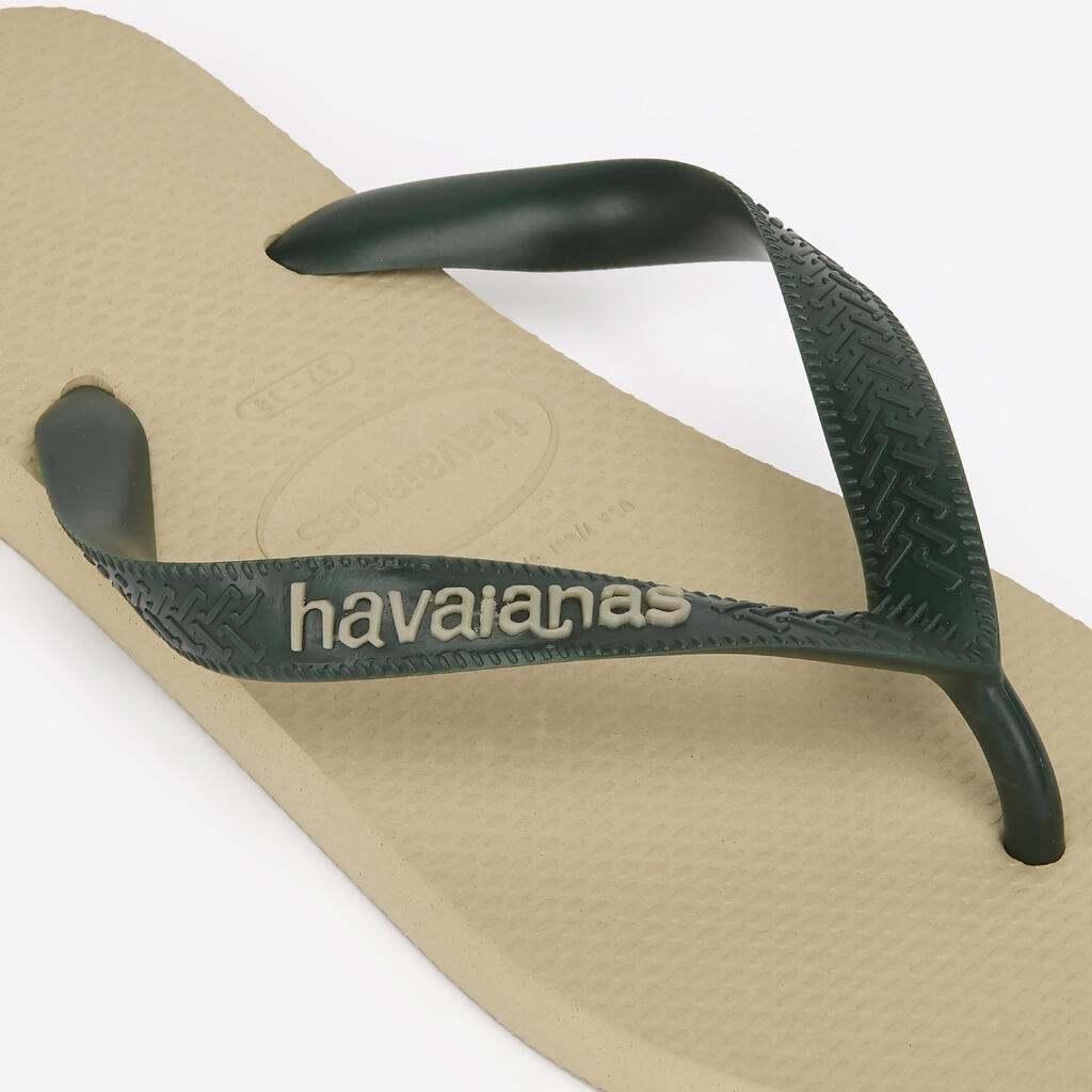 Vyriškos šlepetės „Havaianas“, su logotipu, tamsiai mėlynos