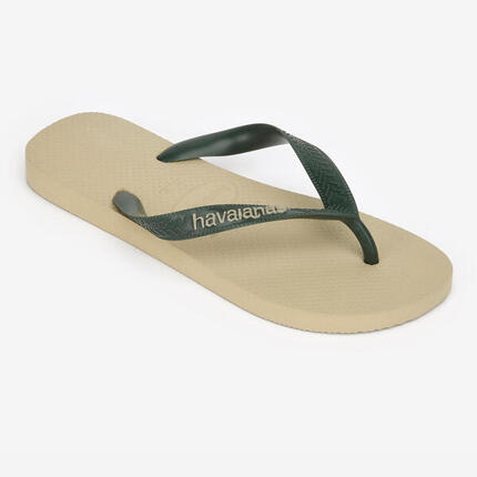 Chanclas Havaianas Hombre Verde Logo Filete