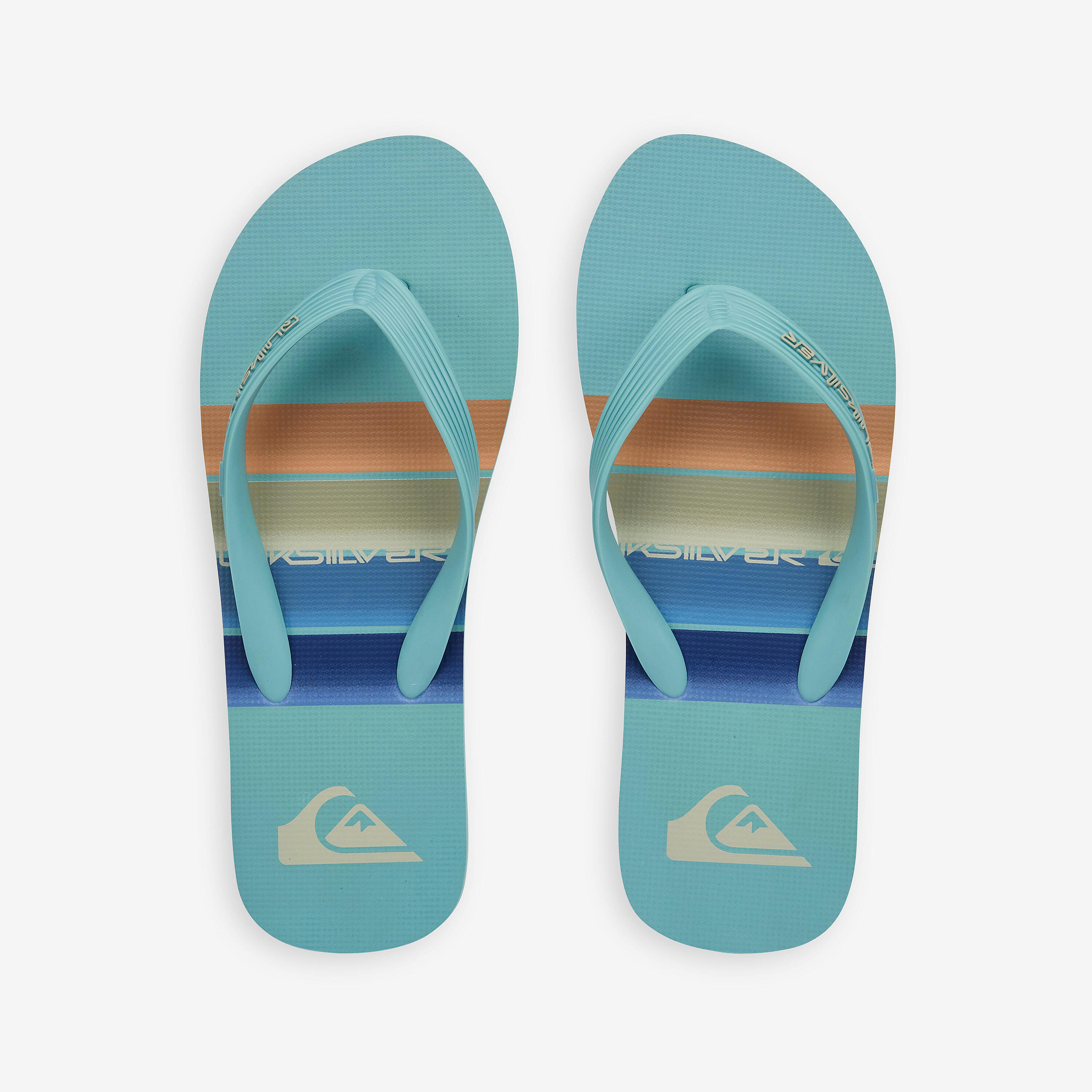 Heren teenslippers Ocean explorer groen 3/4