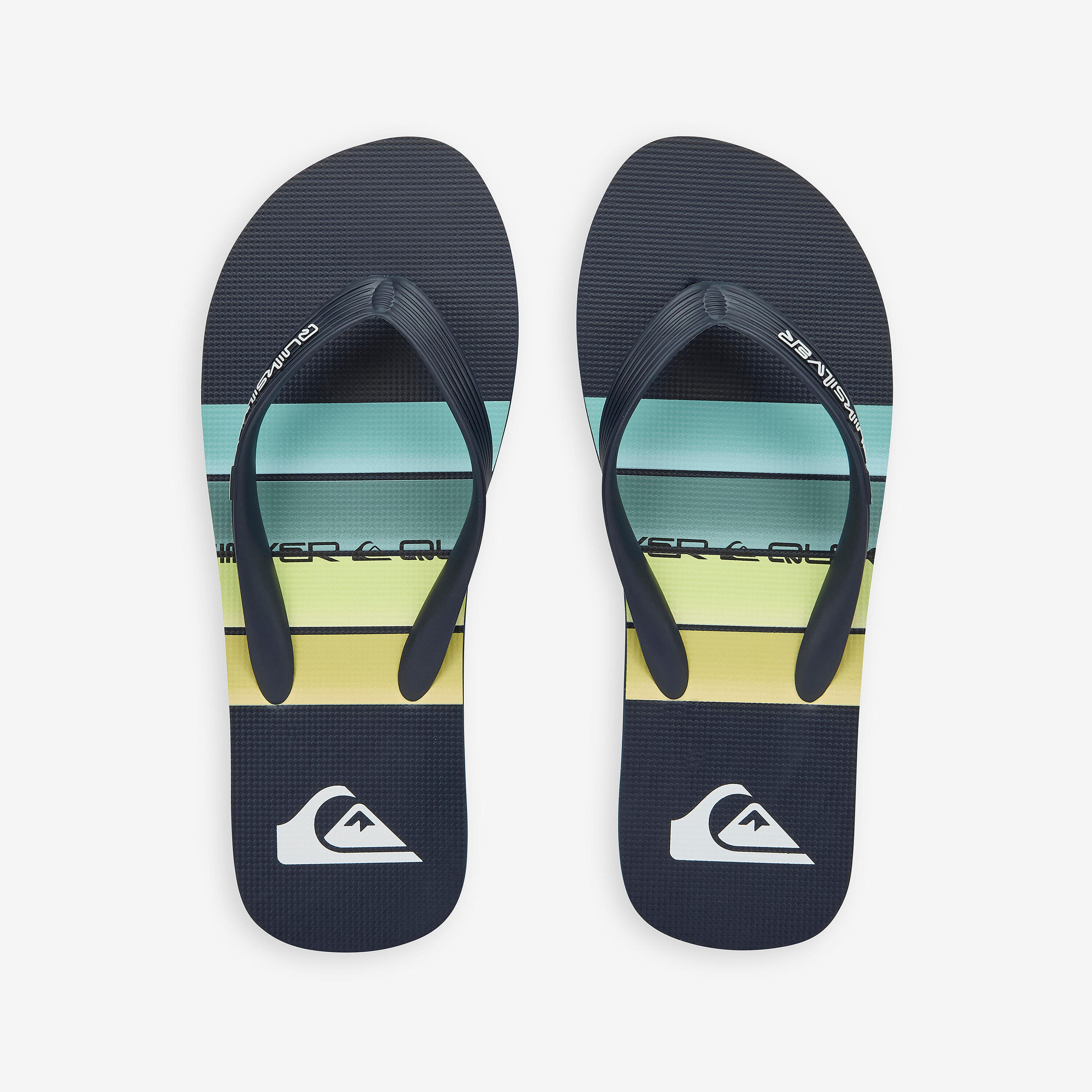 Heren teenslippers Ocean explorer marineblauw 3/4
