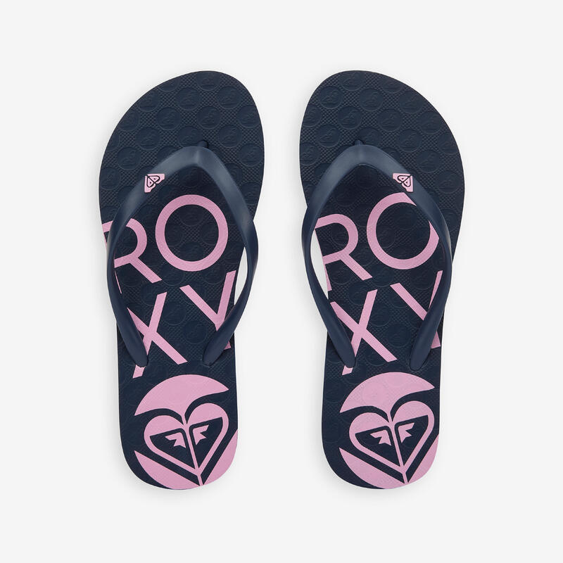 Chinelos de Mulher - To the sea flower azul indigo