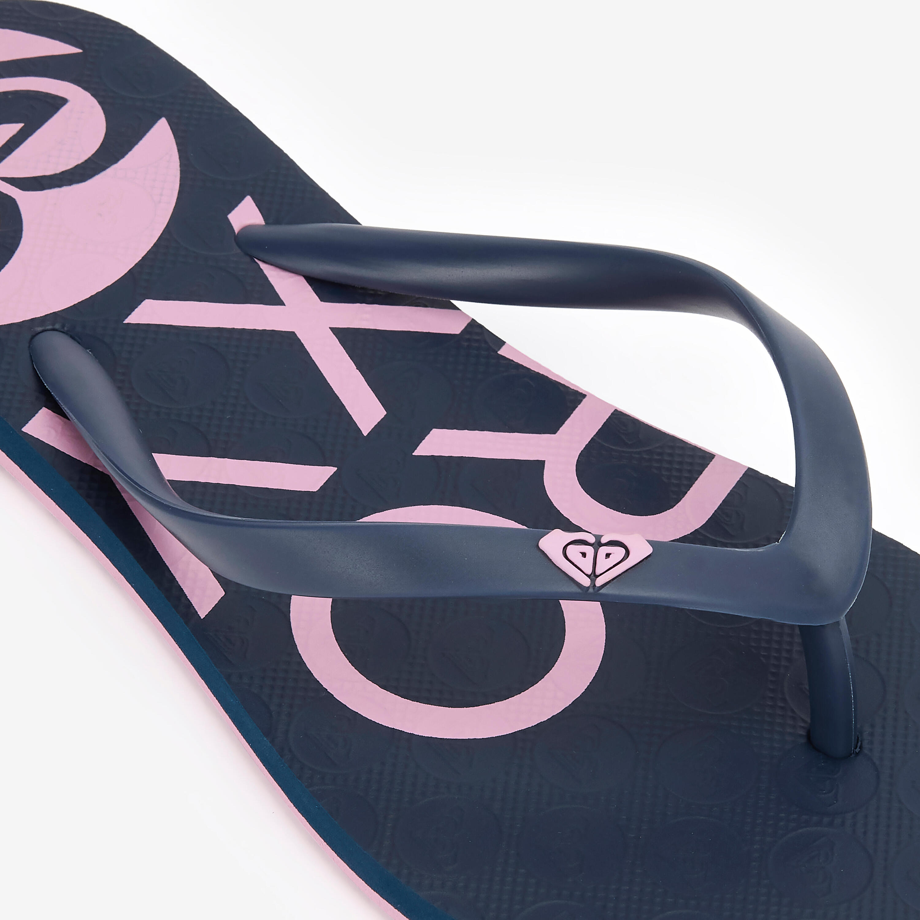 Tongs Femme Roxy - To the sea flower bleu indigo 4/4