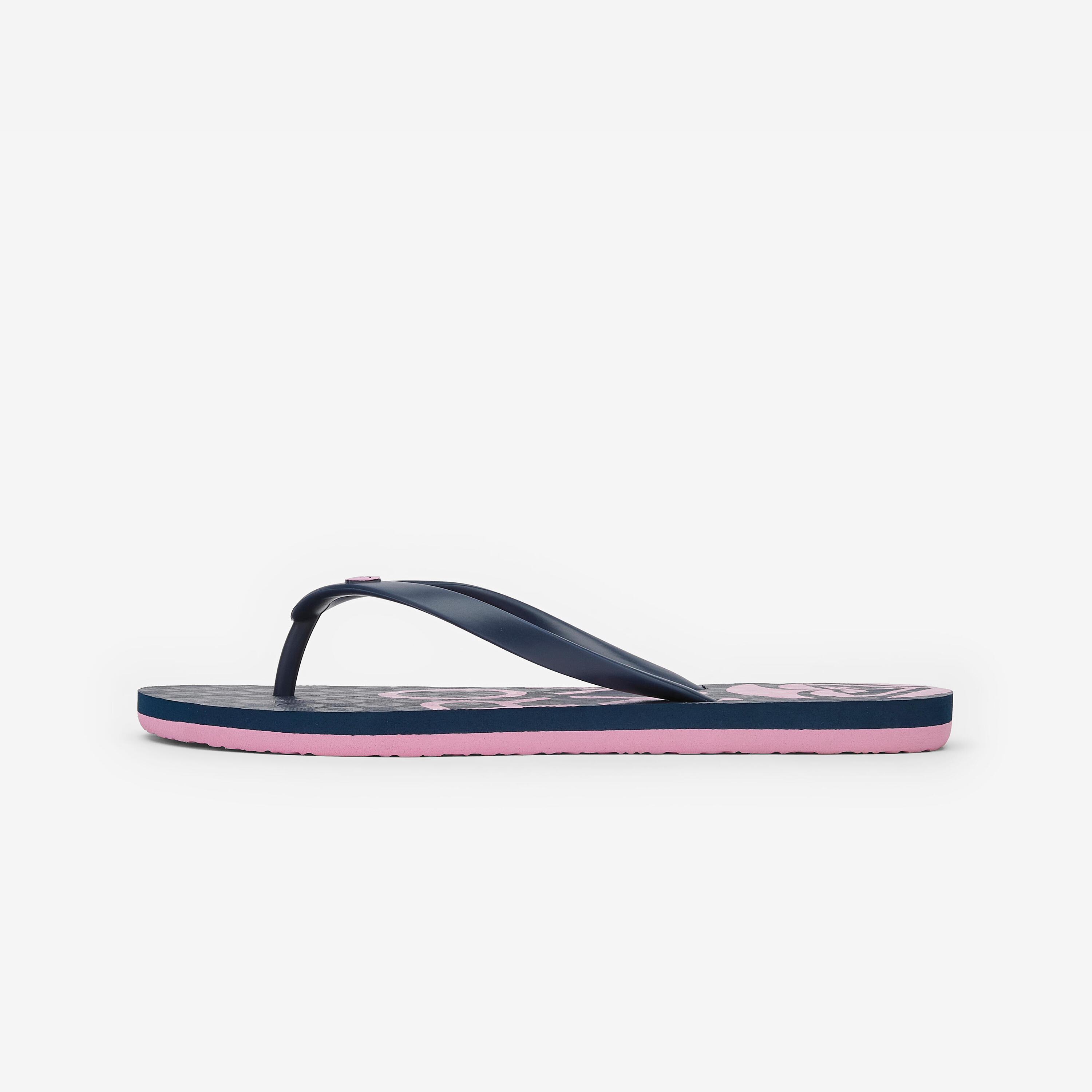 Tongs Femme Roxy - To the sea flower bleu indigo 2/4