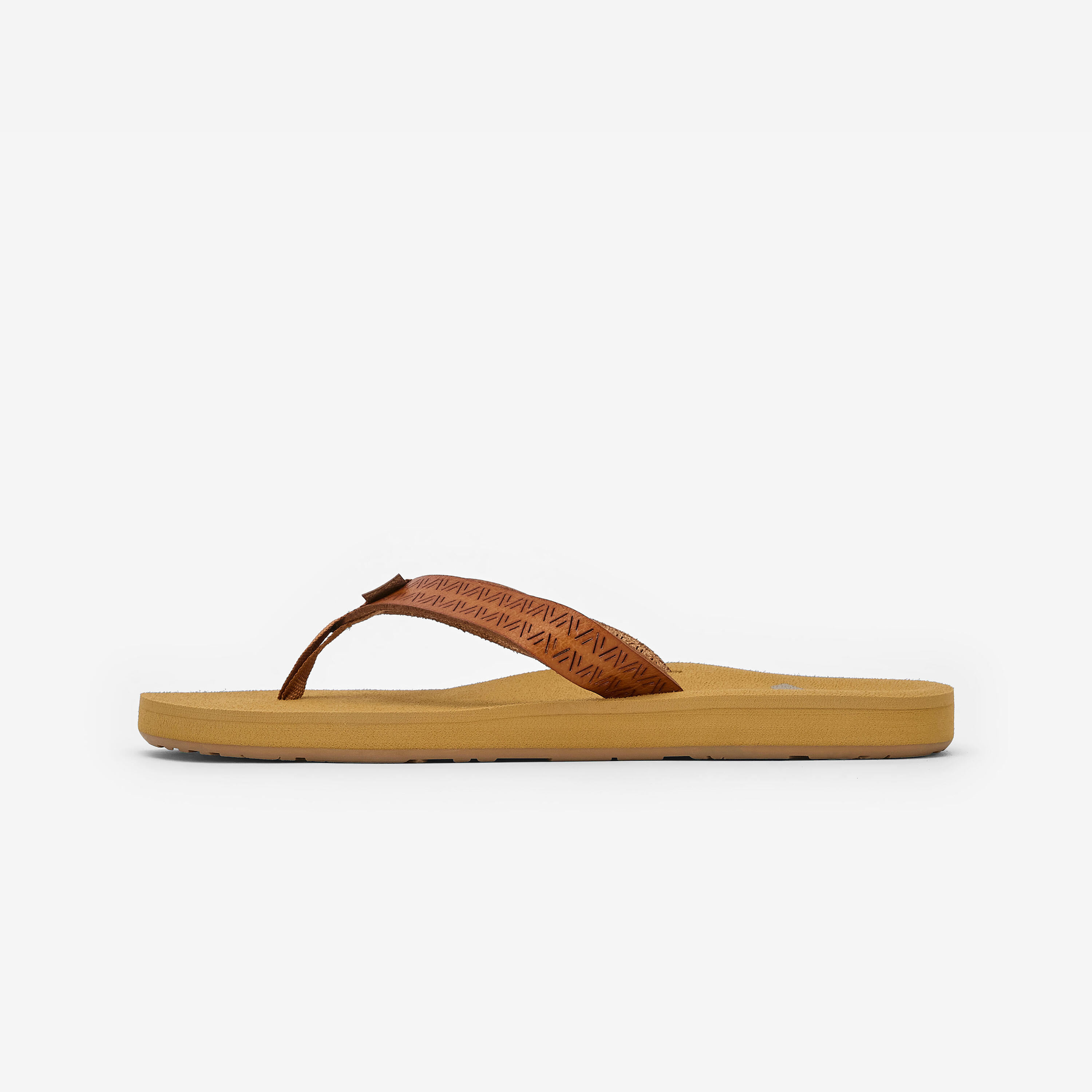 Dames teenslippers Porto bruin 2/4