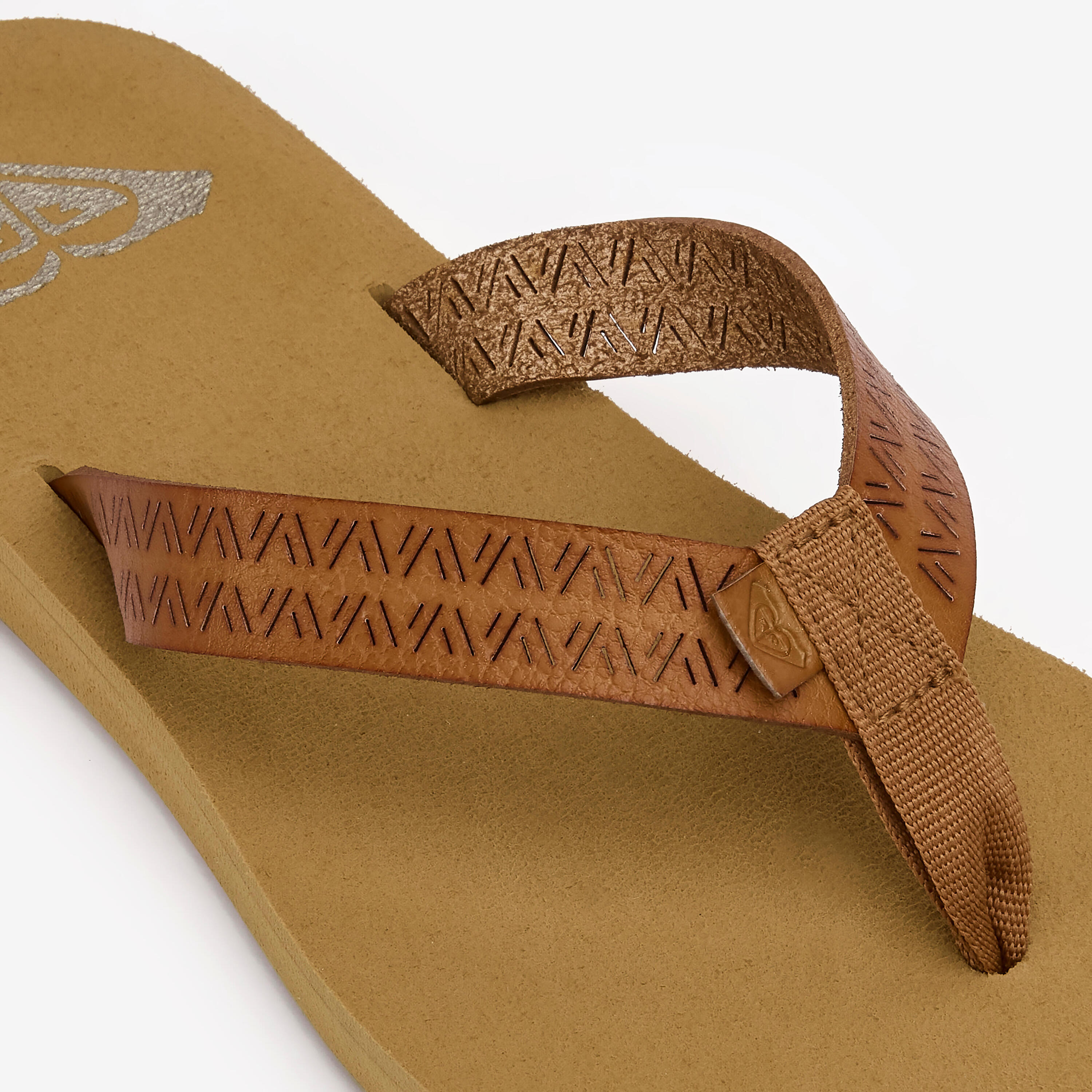 Dames teenslippers Porto bruin 4/4