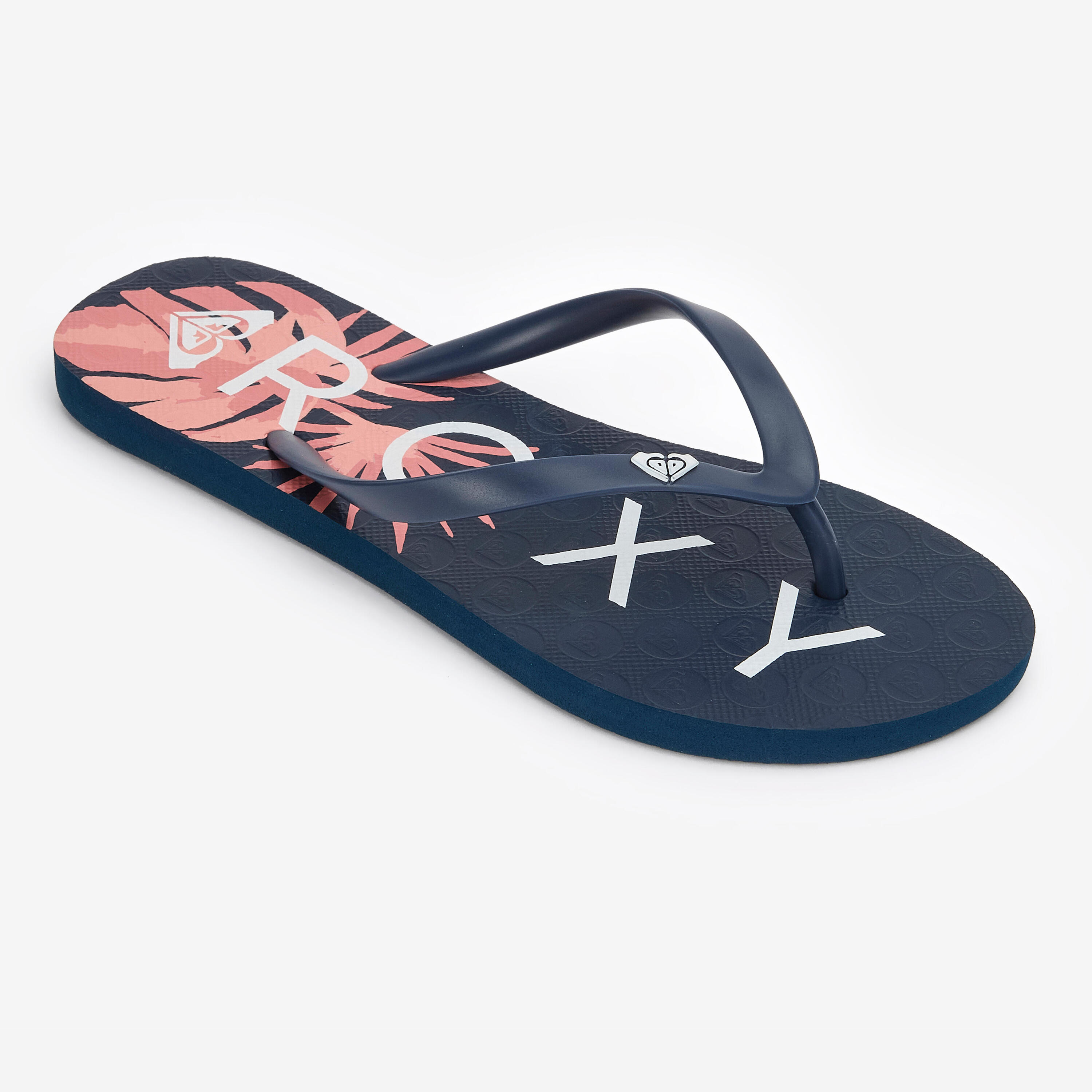 ROXY Dames teenslippers Falling indigoblauw