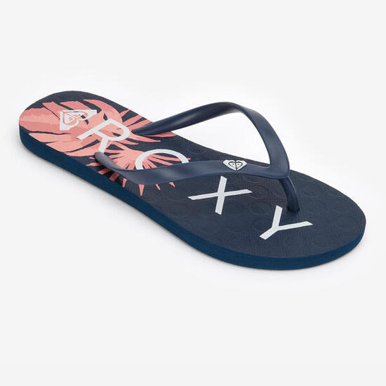 Chanclas Roxy Mujer Azul Añil To The Sea Flower