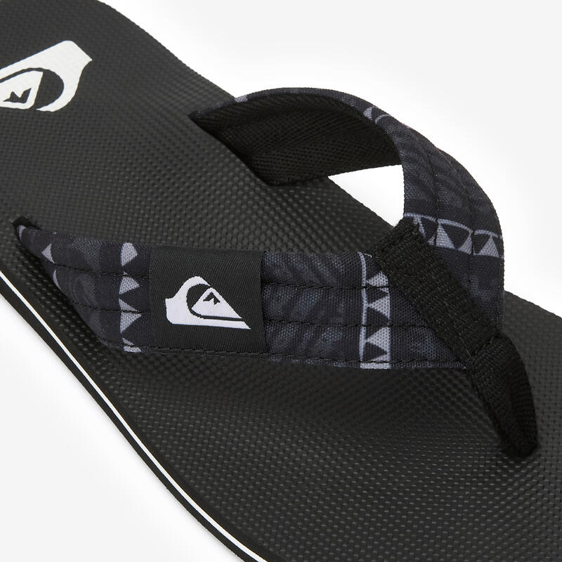 Chinelos de surf homem Quiksilver - Molokai layback preto connect