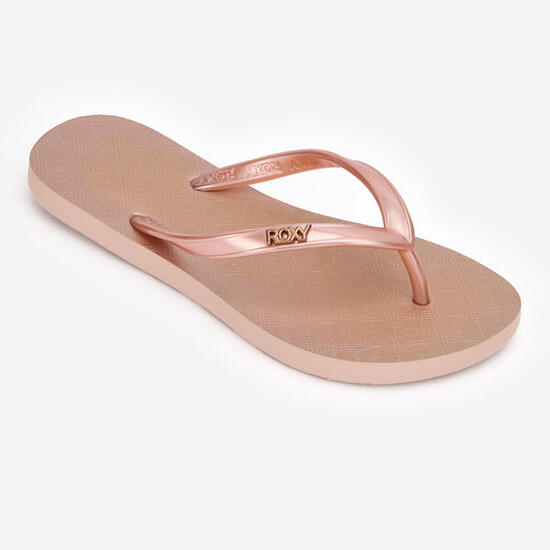 Chanclas Roxy Niños Rosa-Dorado Viva
