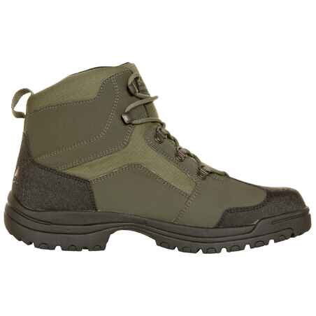 Chaussures chasse imperméables verte Crosshunt 100