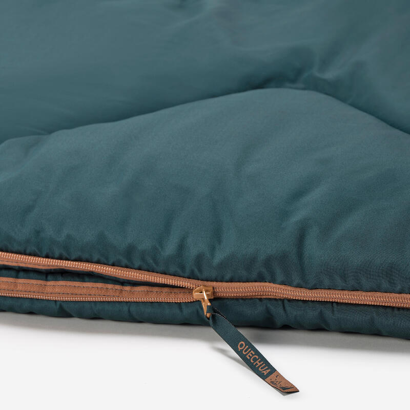 Sac dormit camping 10°C, Comfort albastru