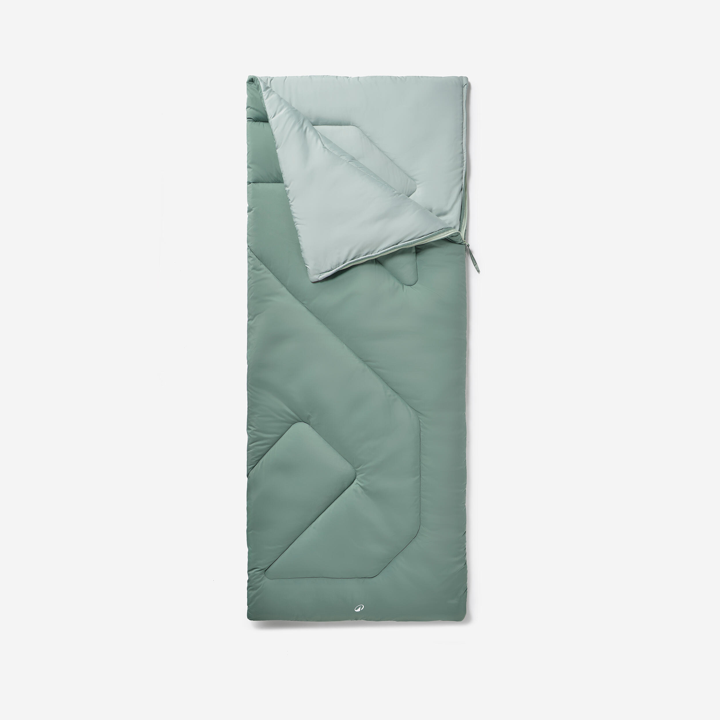 Camping sleeping bag 10°C, Comfort - Green