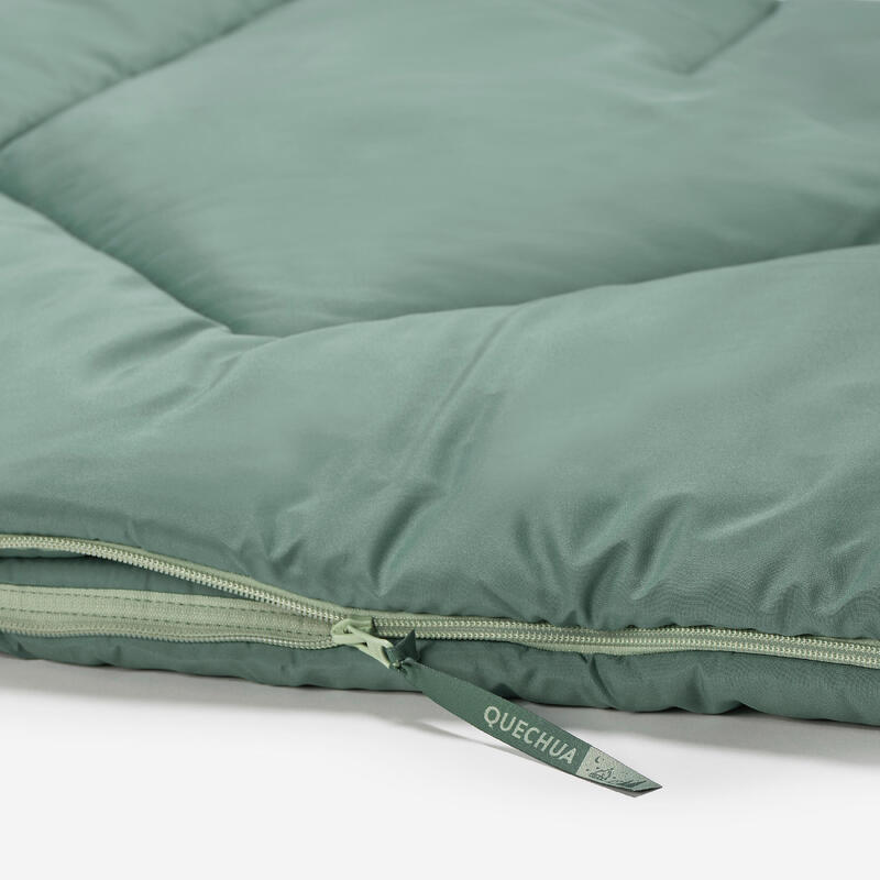 Sac de dormit camping 10°C, Comfort verde