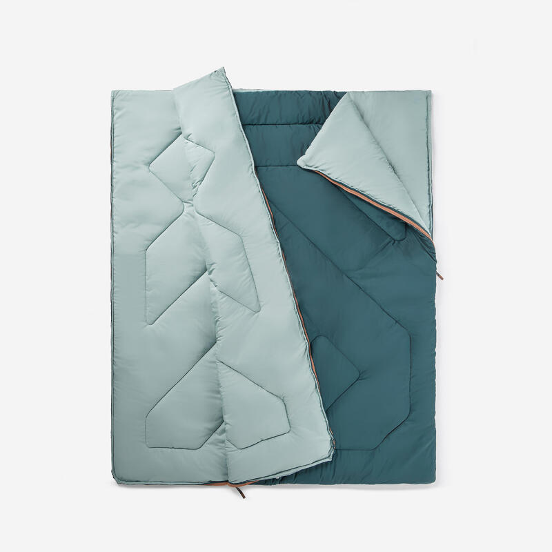 Sac de dormit de camping 10°C, 2 persoane, Comfort